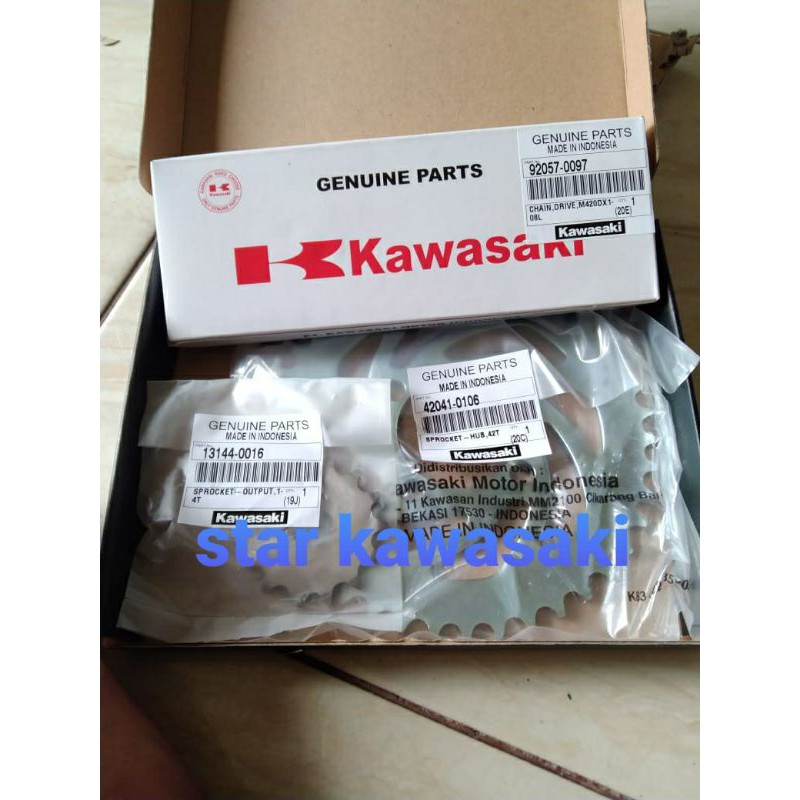 Gear gir set kawasaki zx130 original