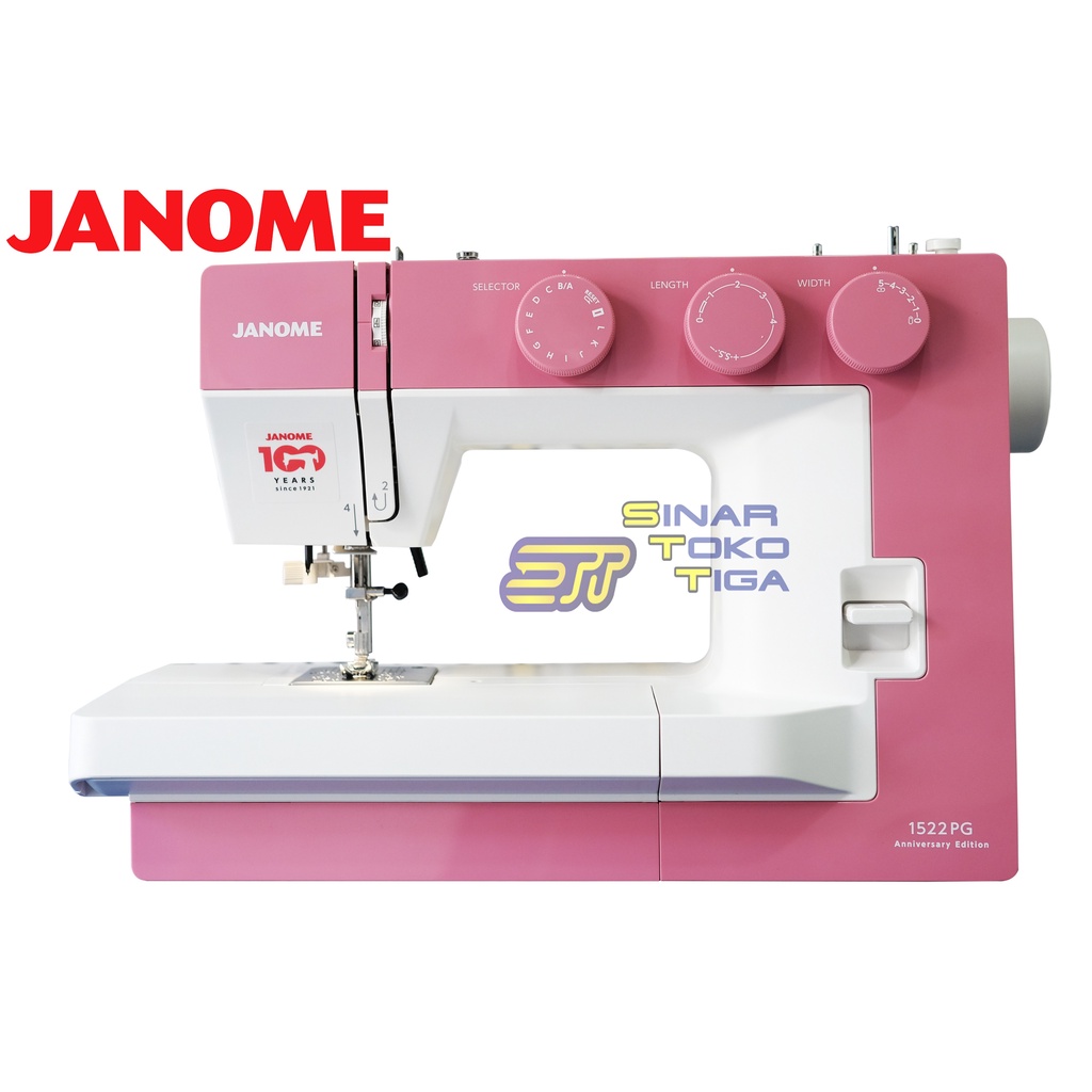 JANOME 1522 PG Mesin Jahit Portable Multifungsi 1522PG