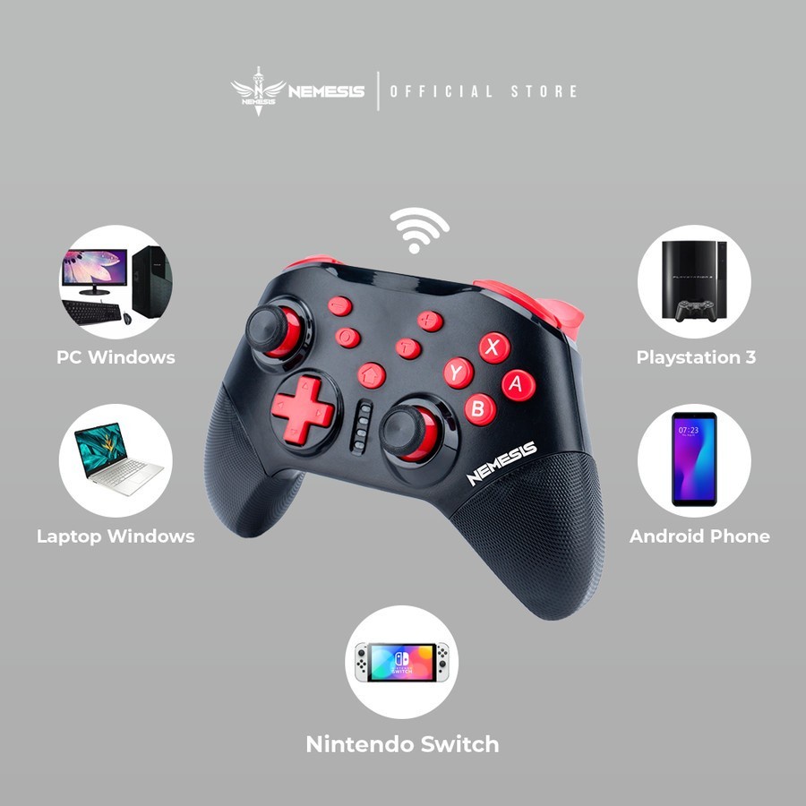 Joystick Gamepad Wireless Bluetooth NYK Nemesis GP200 Rogue