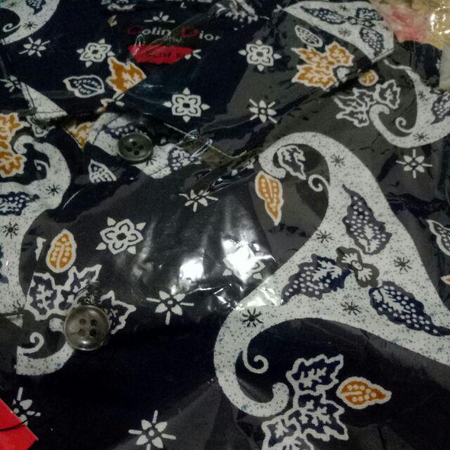 Kemeja Batik Pria Slim Fit Lengan Panjang Baju Pria Lengan Panjang Kerja Slimfit  Cbl165