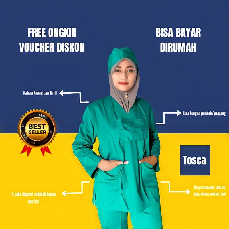 Baju ok lengan panjang jumbo/Baju ok lengan pendek jumbo  3L 4L 5L 6L 7L bahan american drill