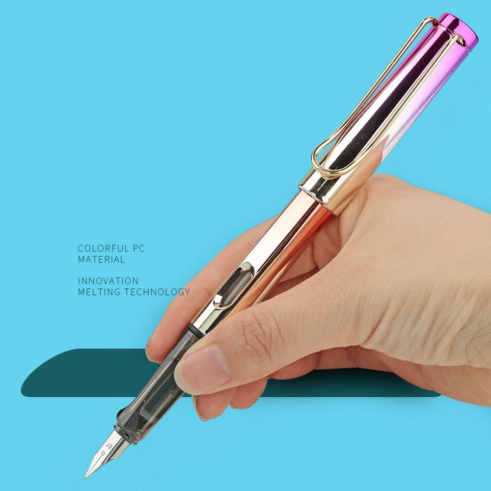 Mxbeauty Fountain Pen ink Pen Perlengkapan Kantor Replaceable ink sac Perlengkapan Sekolah Alat Tulis Siswa Pena Bisnis