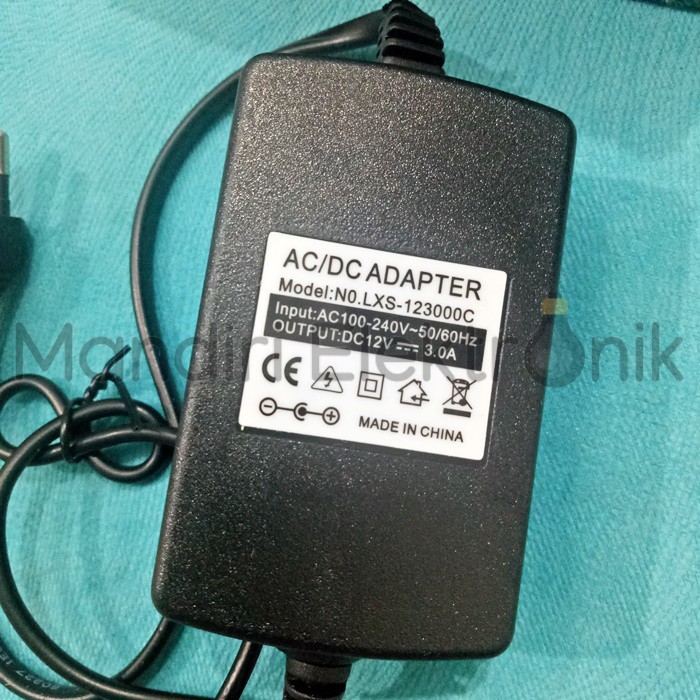 Adaptor 12 Volt 3 Ampere / Adaptor Switching 12V 3A