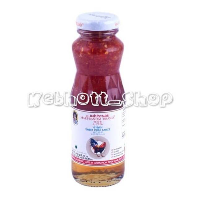 

Maepranom Sweet Chilli Sauce 260gr | Mae Pranom Saus Cabai Pedas Manis
