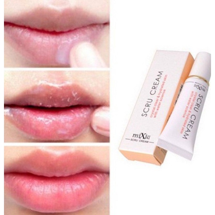 CEV MIXIU SCRU CREAM - Pembersih Kulit Bibir Pelembab Bibir Kering &amp; Bibir