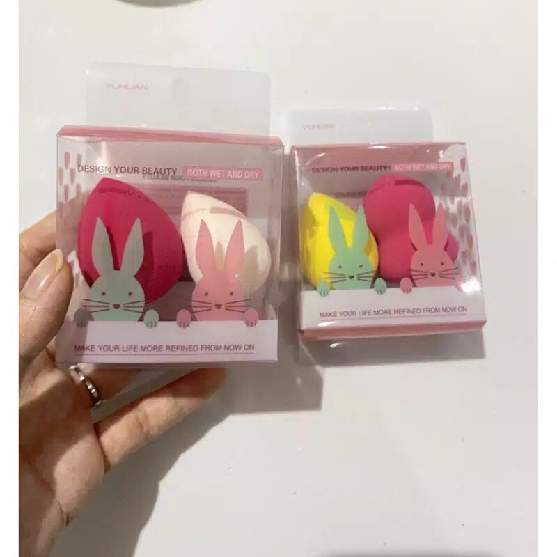 MAKE UP SPONGE PER BOX ISI 2 PCS