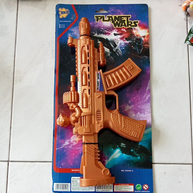 Mainan Pistol Bunyi Krotok Planet Wars RKC03002-2