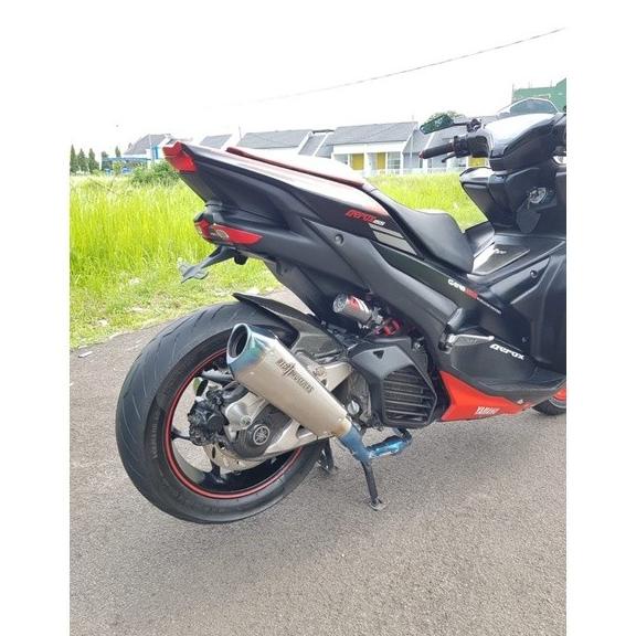 HM Undertail Buntut Body Custom Aerox 155 HM Connected Free Lampu