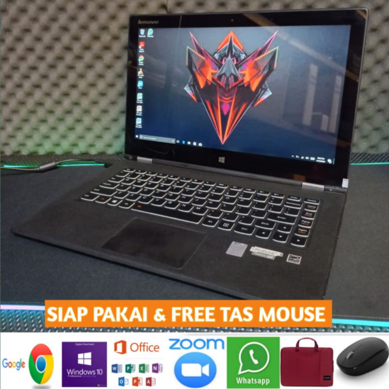 Laptop Lenovo Yoga 2 Pro Flip i7 - 4500 Ram 8GB SSD 256 Windows 10