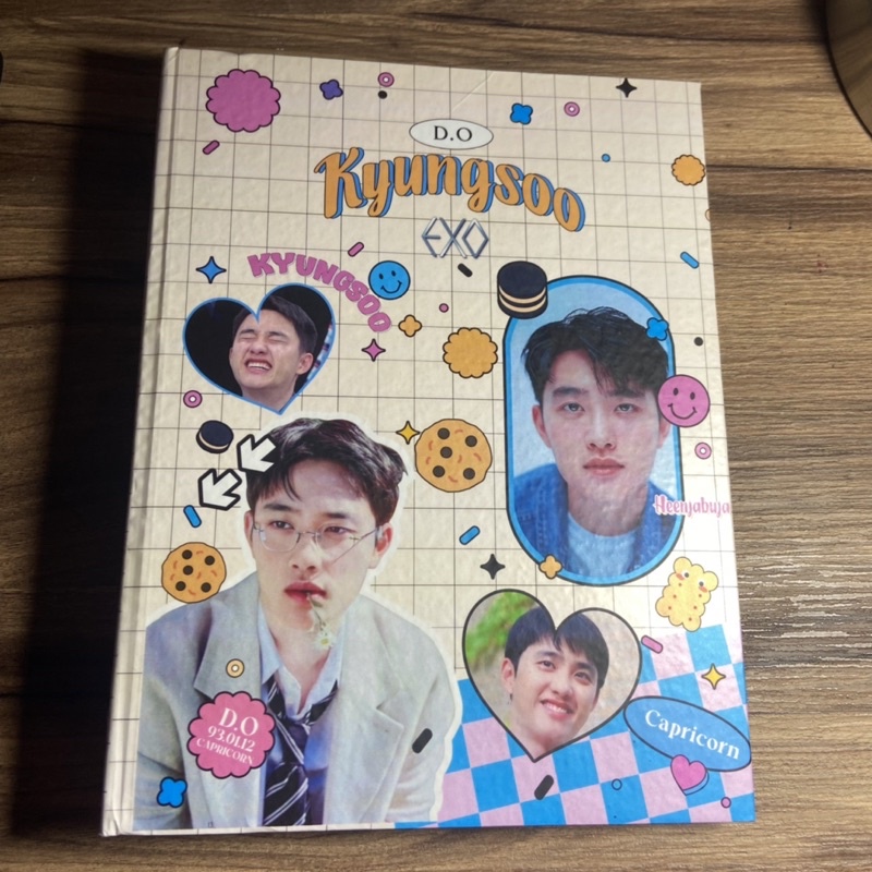 binder kpop photocard pc dandanies collection book kolbuk collbook do kyungsoo exo dyo custom a5 6 r