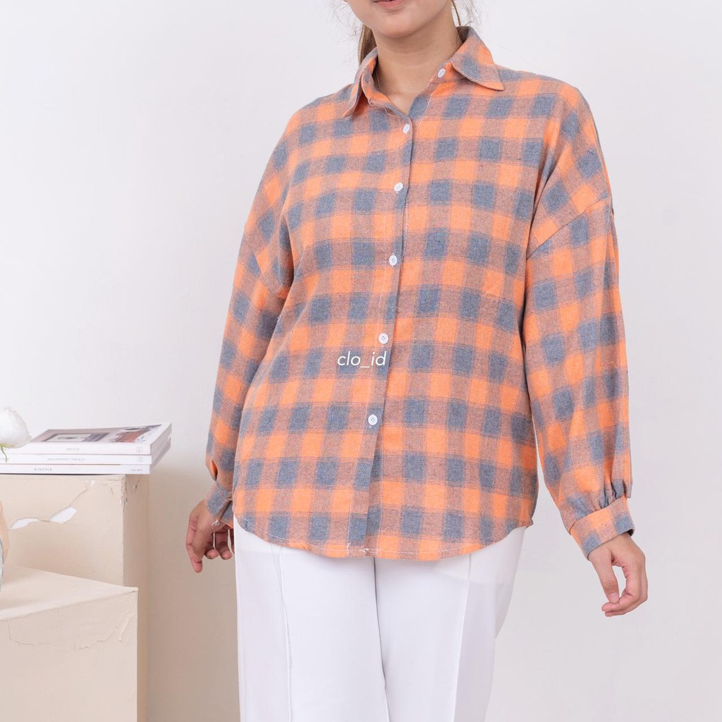 FLANELA SHIRT PALETTE 2-G-Peach