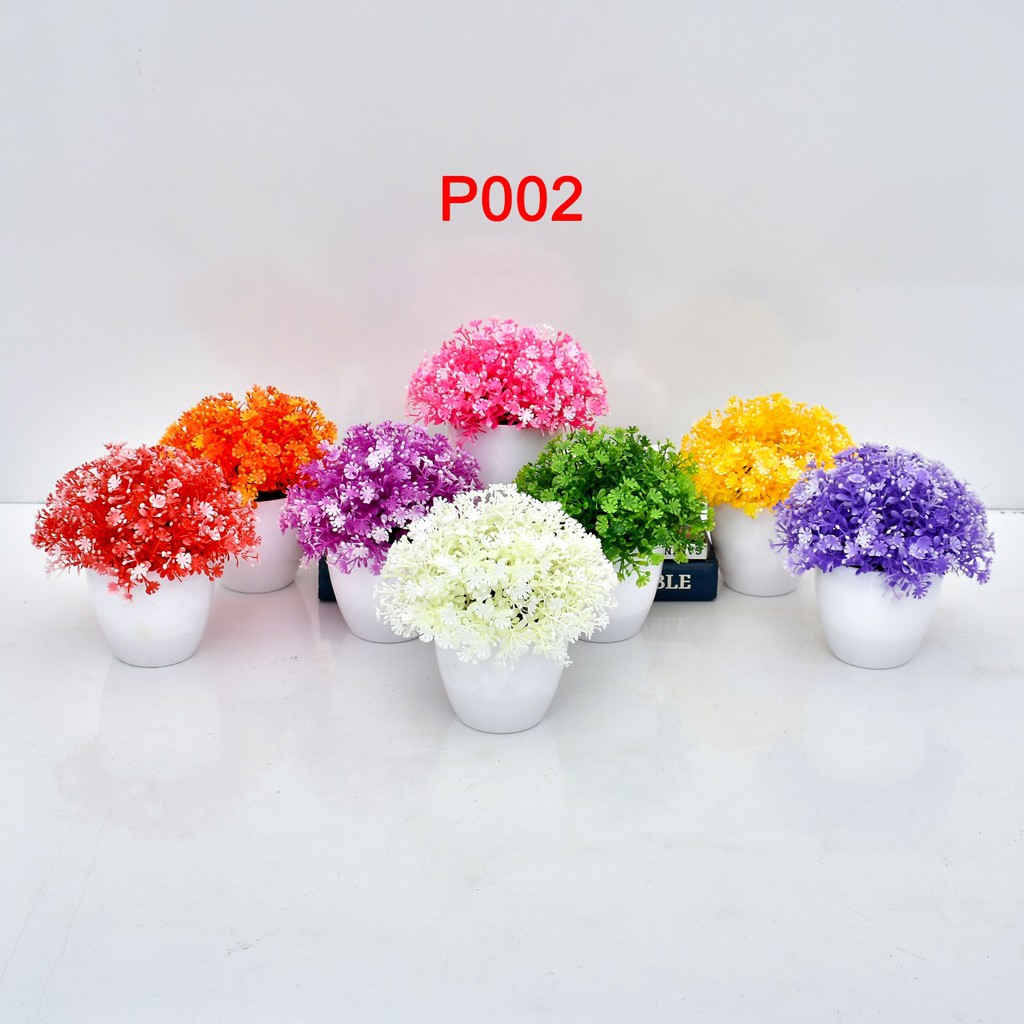 COD / Bunga Plastik Artificial Palsu/Bonsai Bunga Dekorasi Rumah P002-4