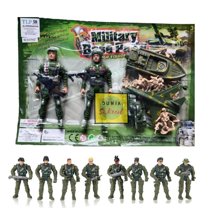 Mainan miniatur tentara militer