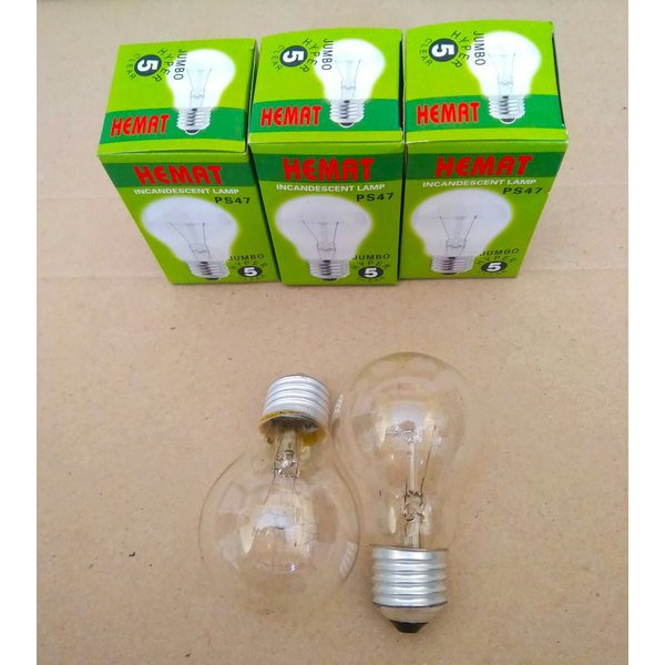 Lampu Pijar/Bohlam Pijar PS47 Hemat Jumbo
