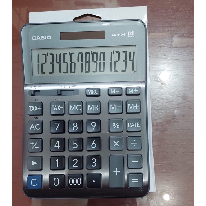 

Casio Kalkulator Meja DM-1400 F Desktop Calculator