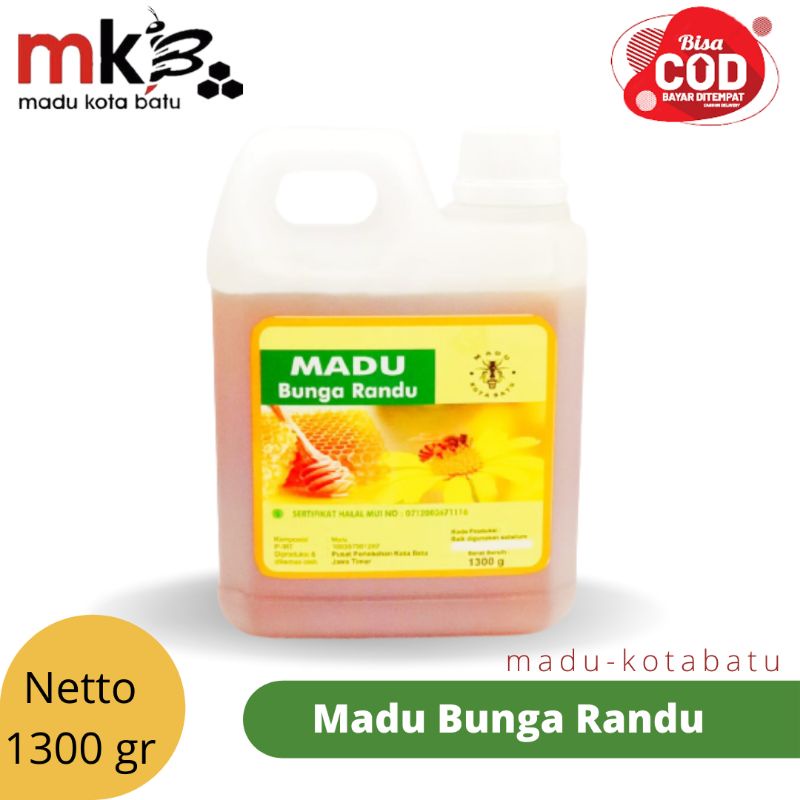 

Madu Kota Batu | Madu Murni Asli Bunga Randu Netto 1300 gr 100% Raw Honey