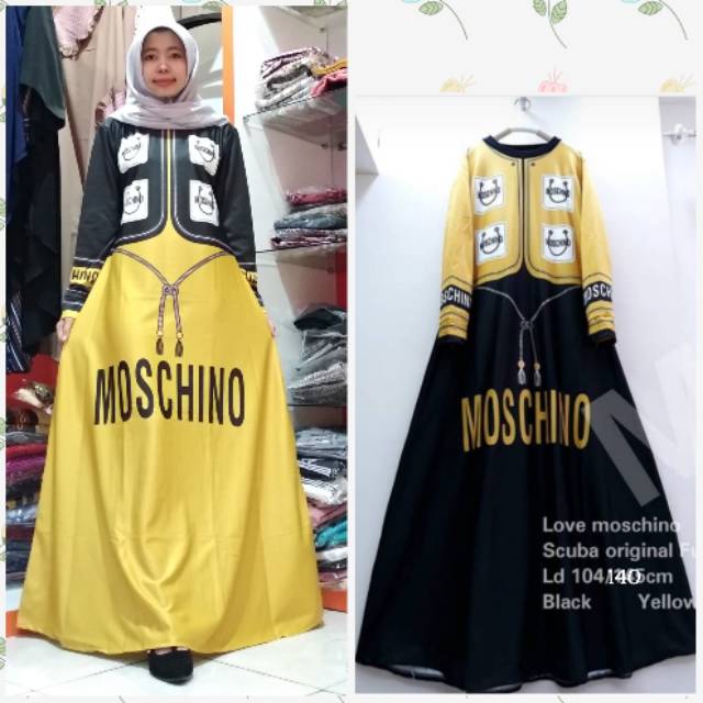 Gamis Moschino / Maxi Moschino / Dress Moschino by Anis Collection