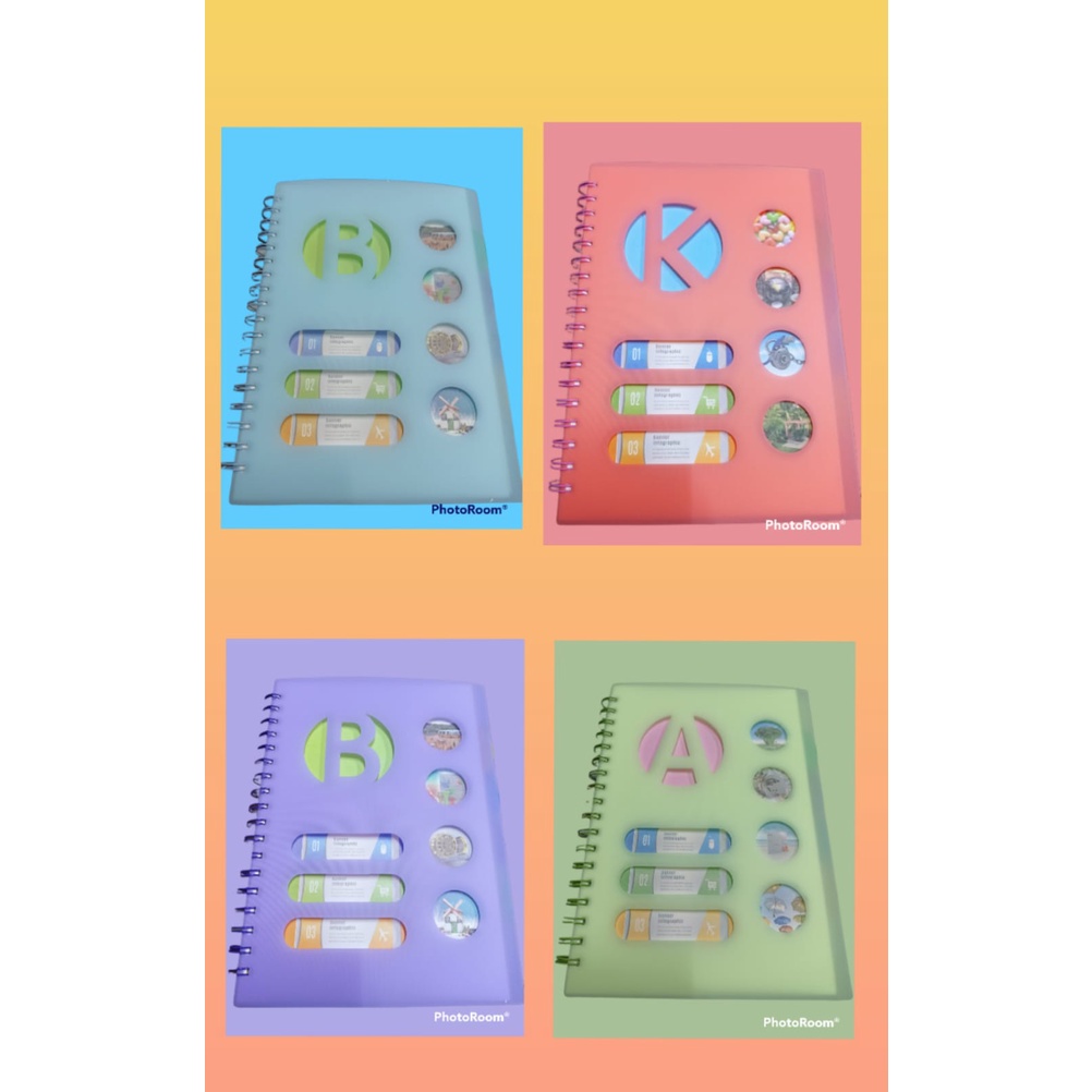 

ROYALE STATIONARY - BUKU DIARY / AGENDA SPIRAL HARD COVER UKURAN B5 DENGAN INDEX FANCY ALPHABET