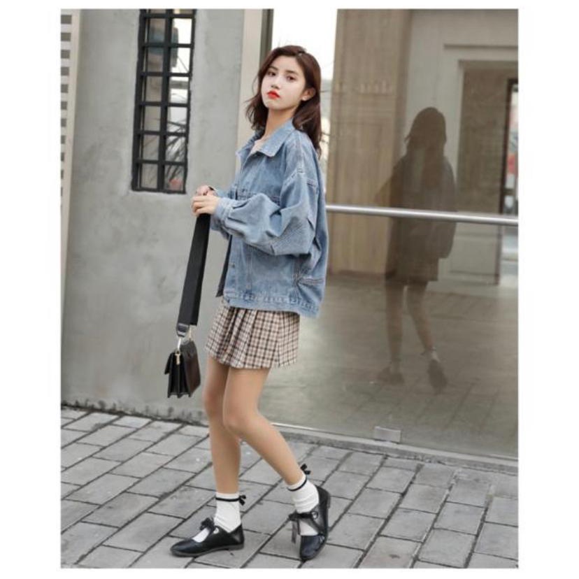998-JAKET JEANS WANITA/JAKET OVERSIZE/JAKET JUMBO-4