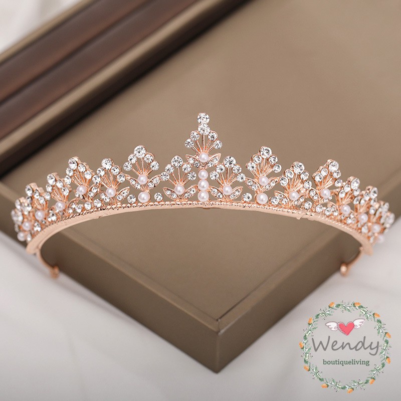 Edelweiss Crown - Mahkota Pengantin / Bridesmaid - Bridal Crown Mutiara - Wedding Crown