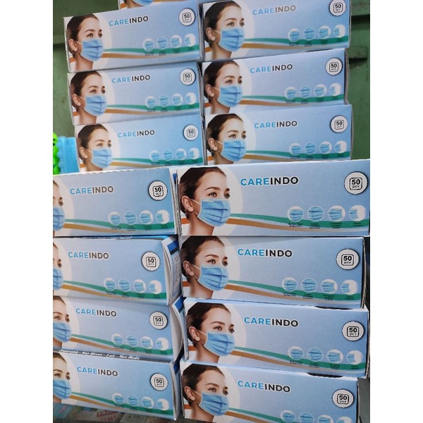 Masker 3 ply Isi 50 Pcs Grosir