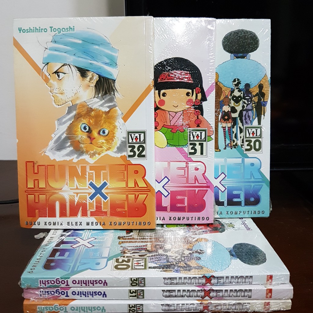Ready Hunter X Hunter Hunterxhunter Hxh Yoshihiro Togashi Vol 30 31 32 New Segel Shopee Indonesia