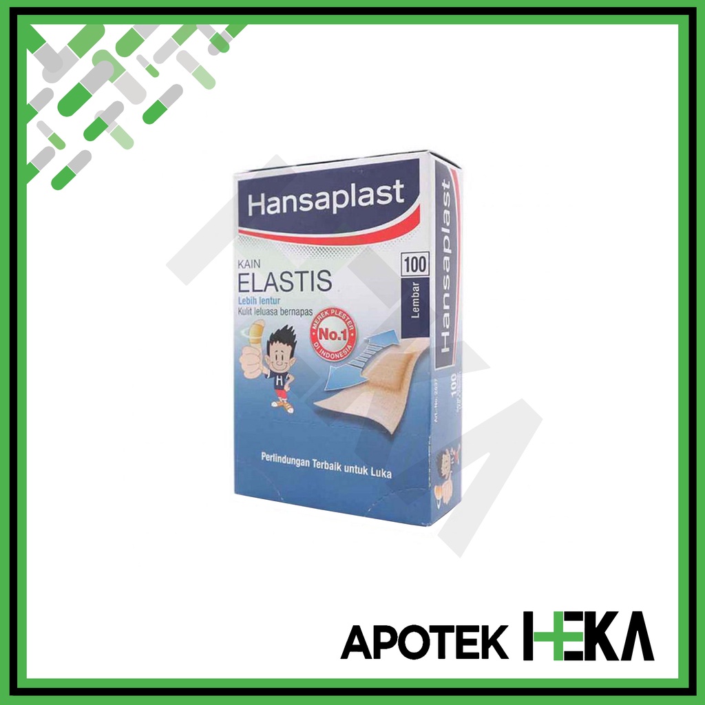 Hansaplast Kain Elastis Lentur Plester Luka Box isi 100 Lembar (SEMARANG)