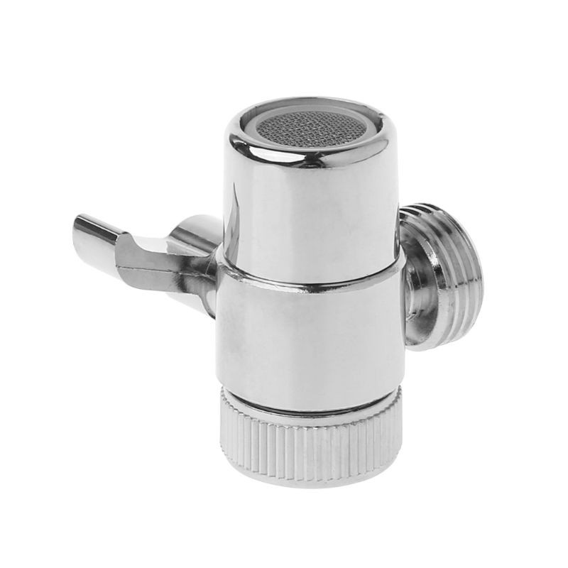 CRE  Brass 3-way Diverter Valve Faucet Connector Adapter Three Head Function Switch