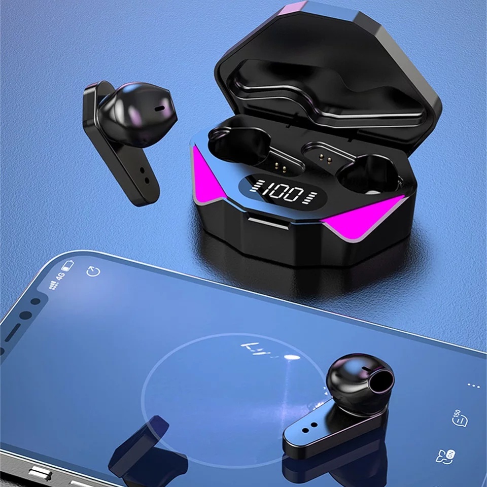 FEGEN TWS Alien ROBO X15PRO Gaming No Delay Headset Bluetooth V5.0 For Iphone Android PC Laptop Headset Gaming-7