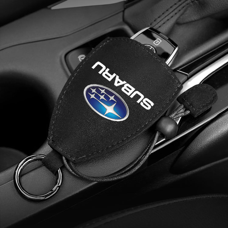 Suede Car key bag Universal fob for Subaru Car Key Case