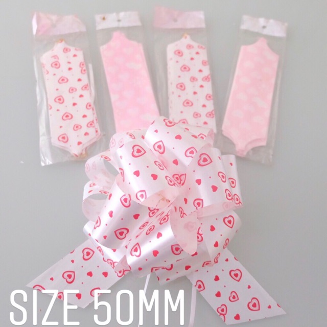 

pita tarik motif love size 50mm besar