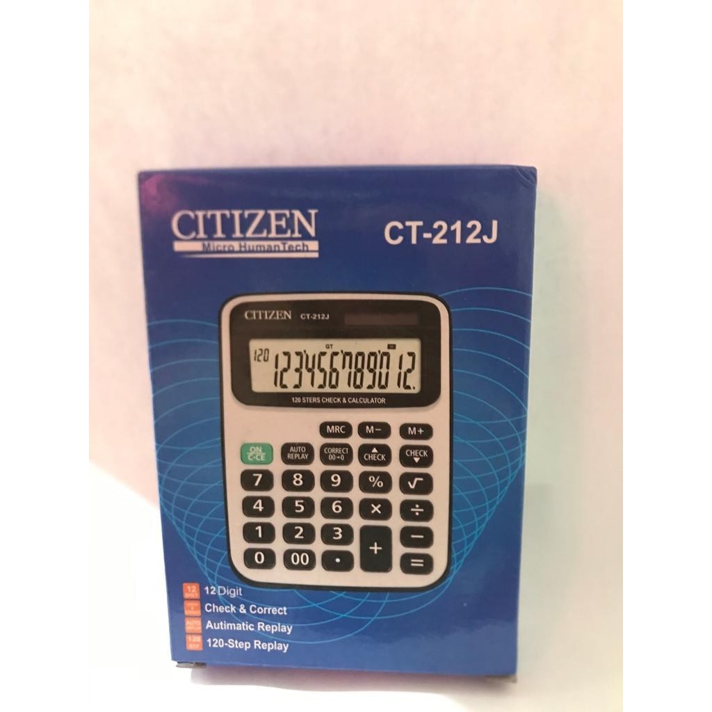 

Kalkulator / Calculator CITIZEN CT-212J
