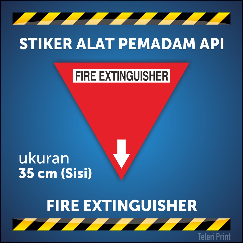 

Stiker FIRE EXTINGUISHER ukuran 35 cm (Sisi)