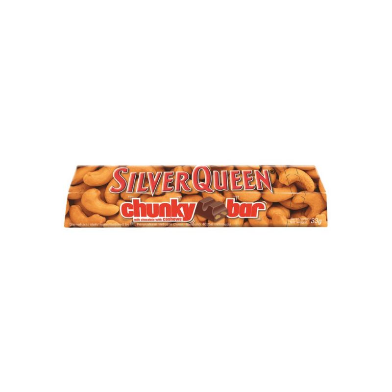 

Silver Queen Chocolate Chunky Bar Cashews 26gr / Silverqueen