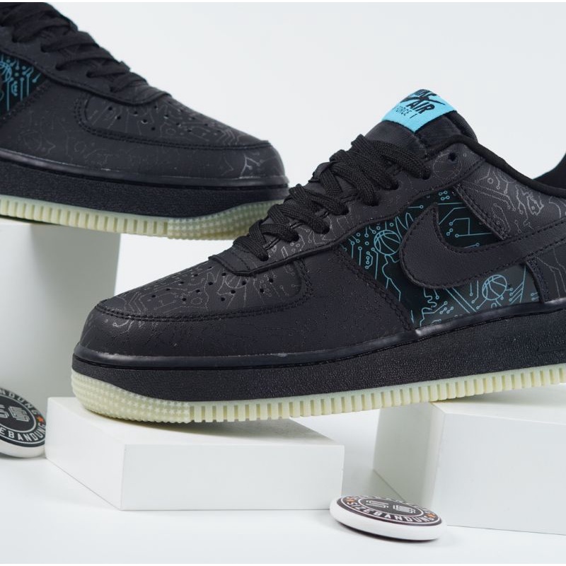 Sepatu Nike Air Force 1 Computer chip Space jam