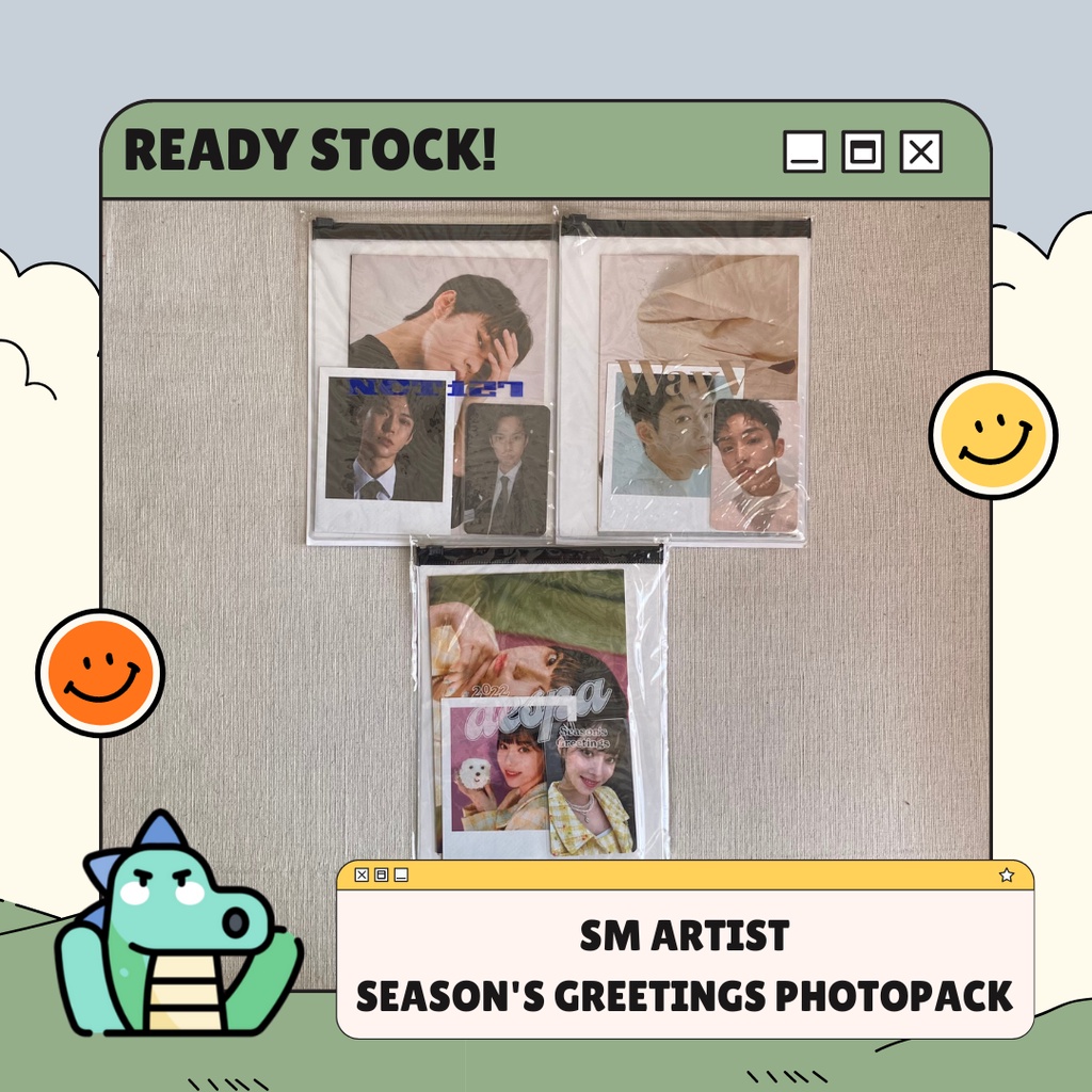 [READY STOCK] SM Artist - 2021 2022 Season's Greetings Photopack NCT 127 Doyoung WayV Winwin aespa W