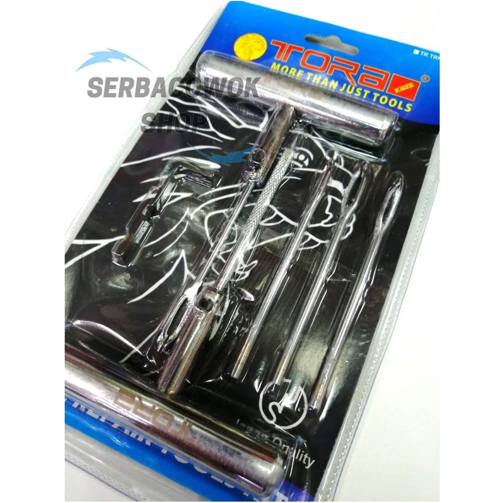 Alat Gagang Tambal Ban Tubeless Tubles Set Motor-Mobil Tora Toolskit Termurah