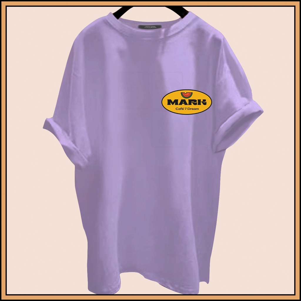 CALVIERO SHOP - BAJU KAOS ATASAN WANITA MARLK LOGO PRINT