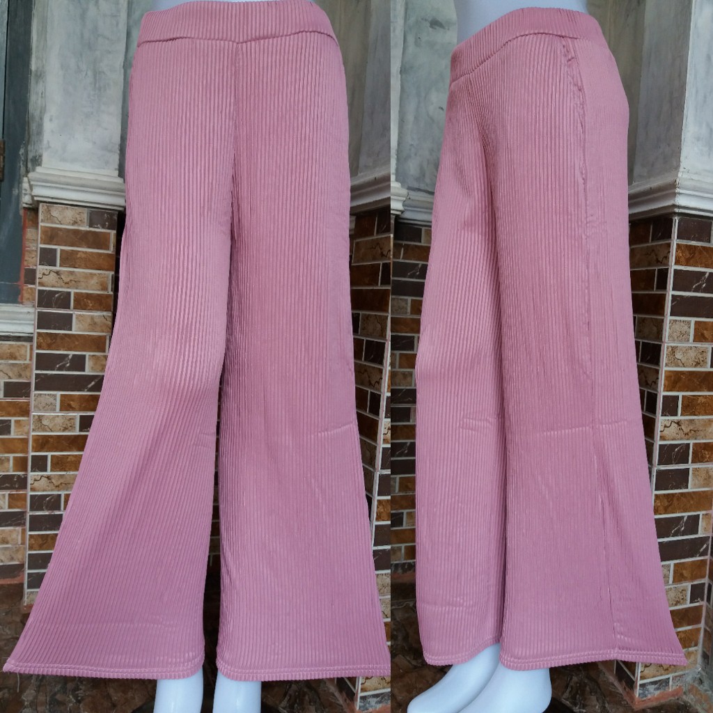 Promo Murah!! Celana Kulot Plisket / Celana Panjang Wanita / Kulot Plisket Terbaru / Kulot Trendy9