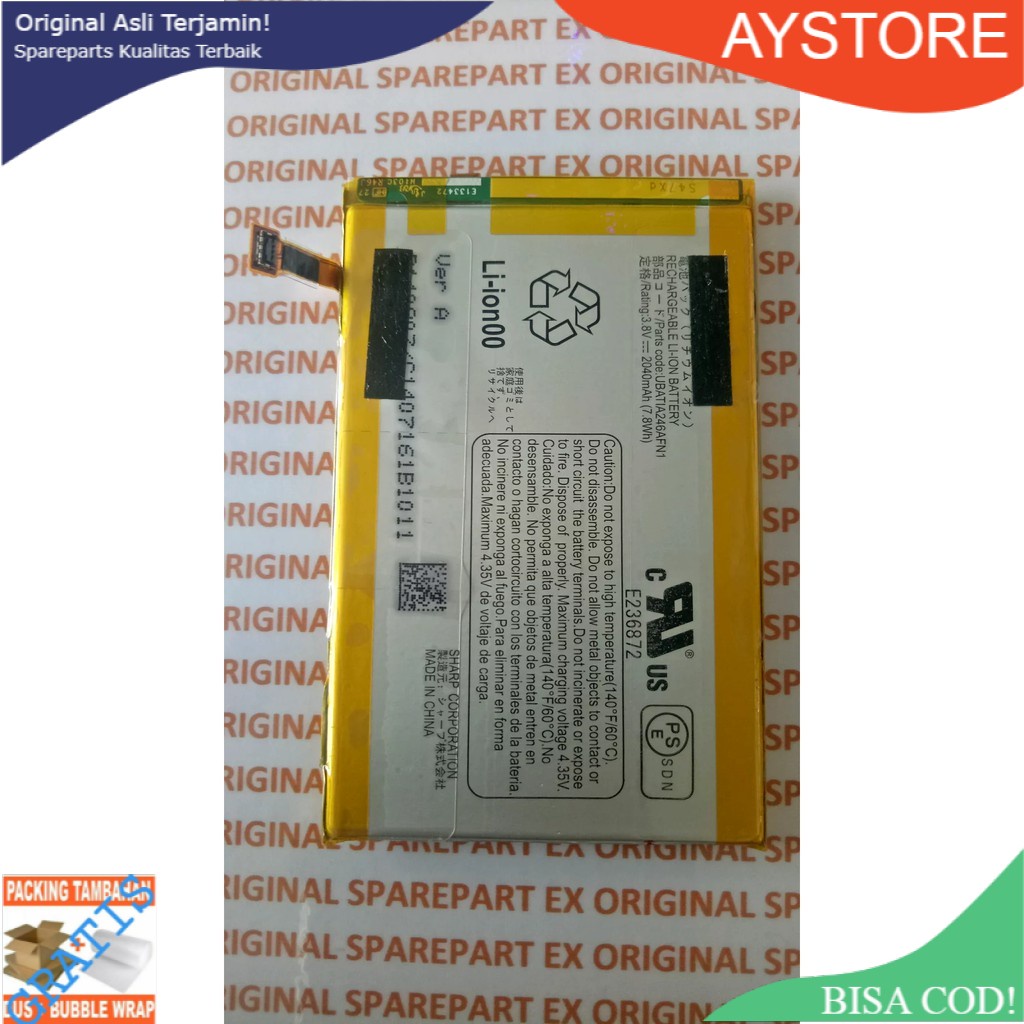 BATREY SHARP AQUOS CRYSTAL 305 SH KOMPATIBEL COPOTAN