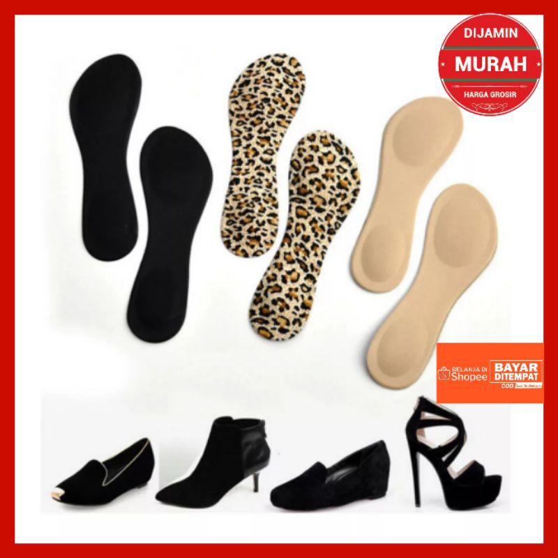 INSOLE SEPATU WANITA INSOLE SEPATU HEELS INSOLE SEPATU PENCEGAH SAKIT KAKI