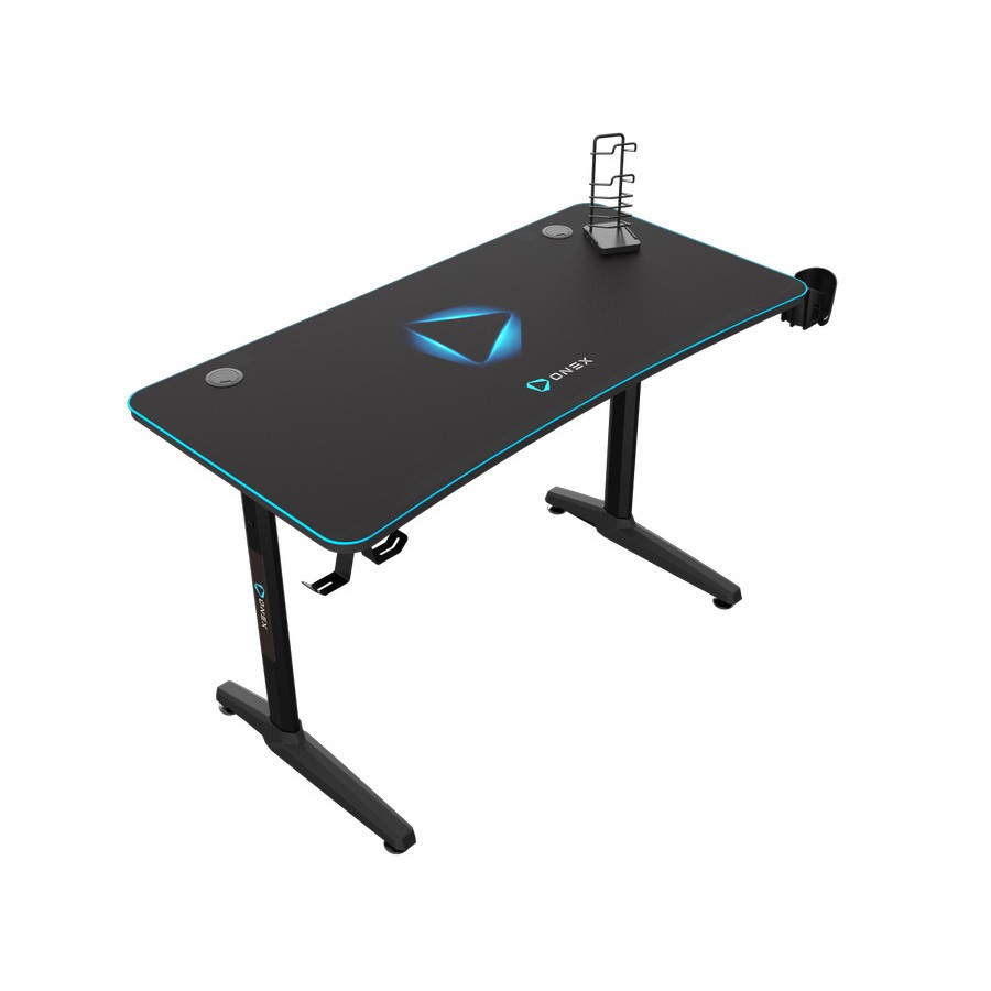 Meja Gaming ONEX GD1200H 47&quot; Mousepad Cover Holder USB Rack - Gaming Desk ONEX GD1200H 120x60x76CM