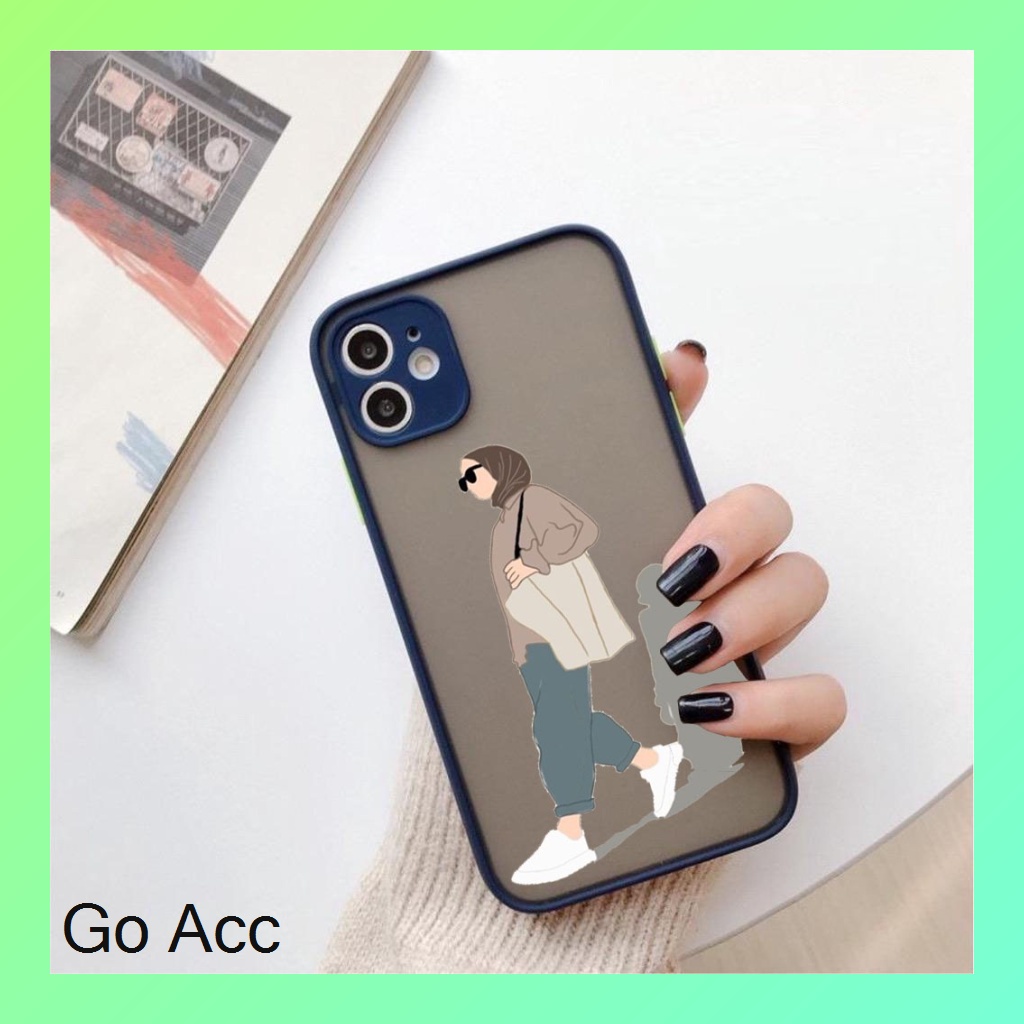 Softcase Hijab AA07 for Oppo Realme 2 Pro 3 5i 5s 7 7i 8 8i U1 U2 C1 C11 2021 C12 C15 C17 C2 C20 C20A C21 C21y C25 C3 C30 C31 C35 Narzo 20 30A 50a 50i 5G