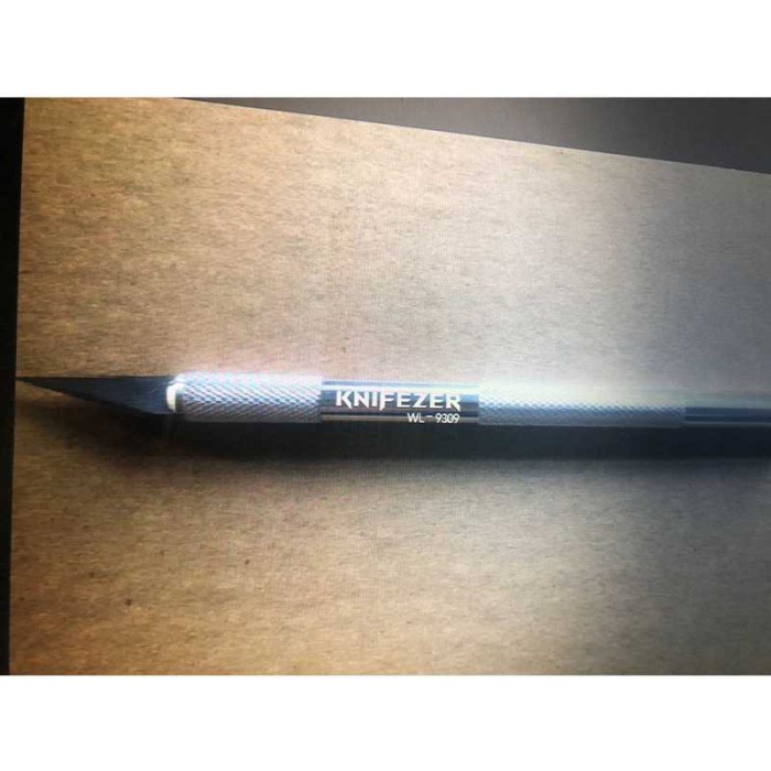 

Murah Metal Handle Hobby Craft Knife With 4 Pcs Blade Set - Silver Diskon