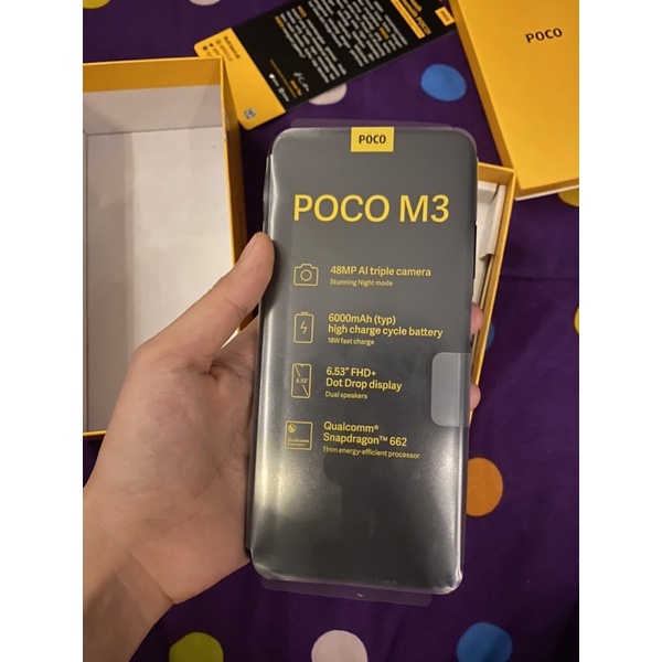 SALE NEW HP XIAOMI POCO M3 RAM 6/ 128GB (Brand New Open Box)