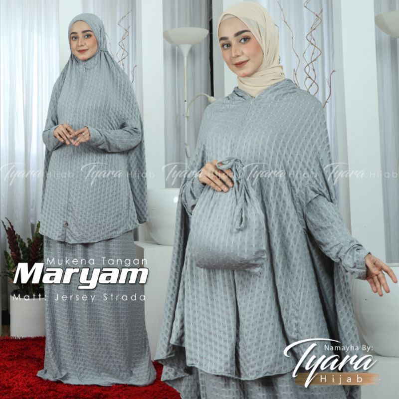 Mukena  Mukenah Lengan Tangan Maryam Ori Namayha By Tyara Hijab