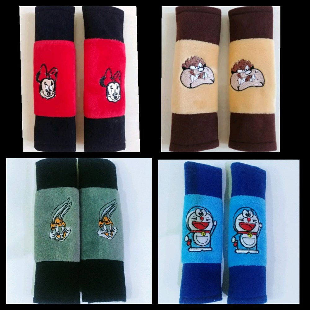 Sarung safetybelt seatbelt TALI SABUK PENGAMAN mobil doraemon handle gagang kulkas UNIVERSAL