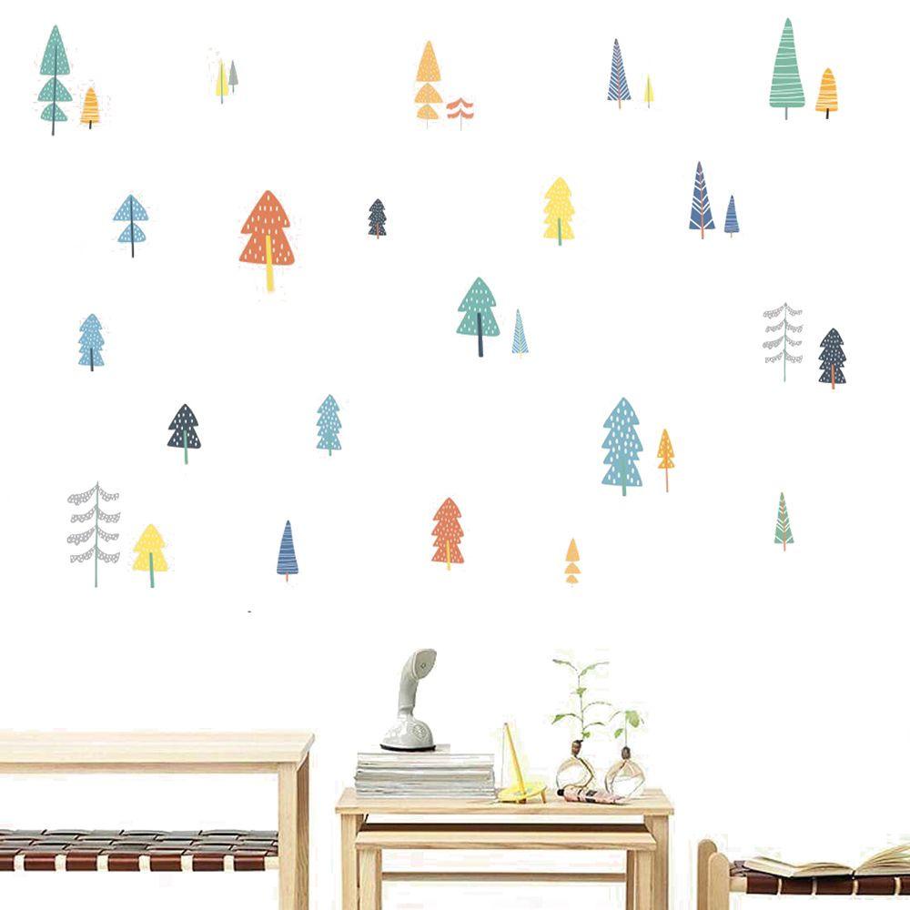 Agustina Stiker Dinding Lovely Tree Woodland Dekorasi Kamar Bayi