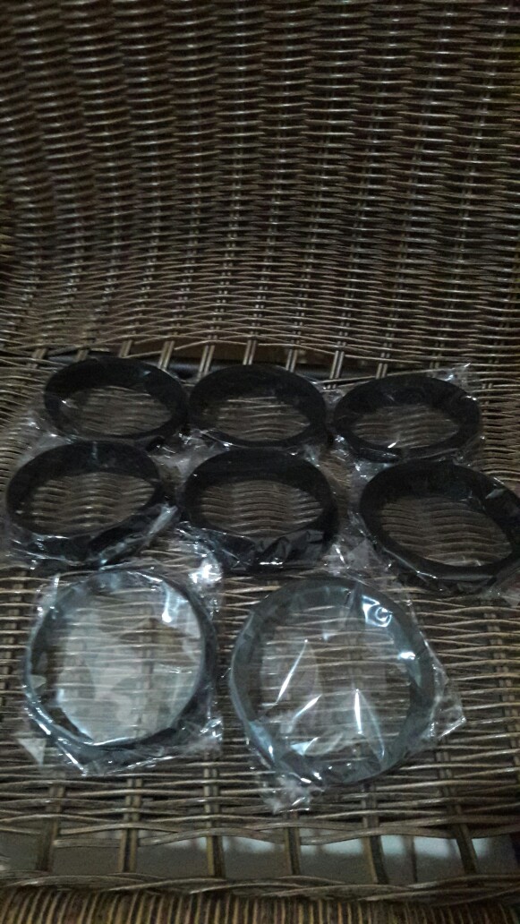 8pcs Cetakan Bentuk Lingkaran Anti Lengket Untuk Dekorasi Kue