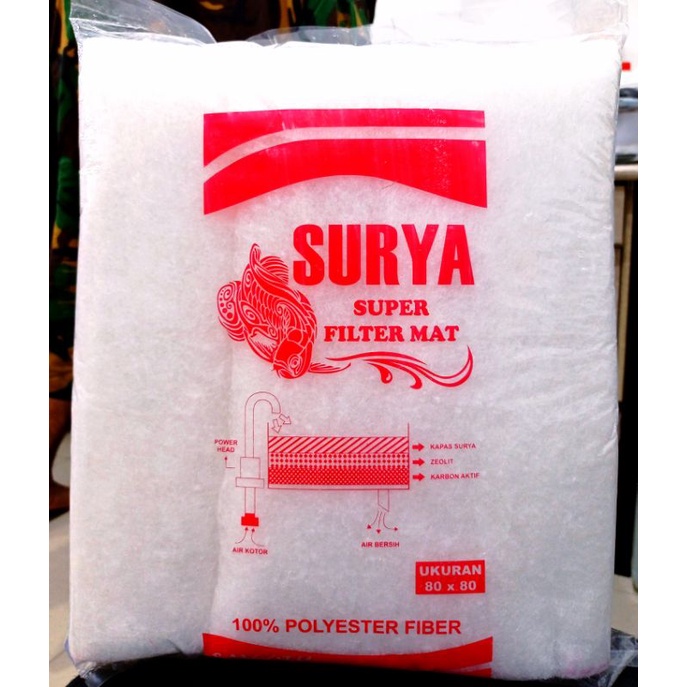 MEDIA FILTER KOLAM AQUARIUM KAPAS SURYA 80x80